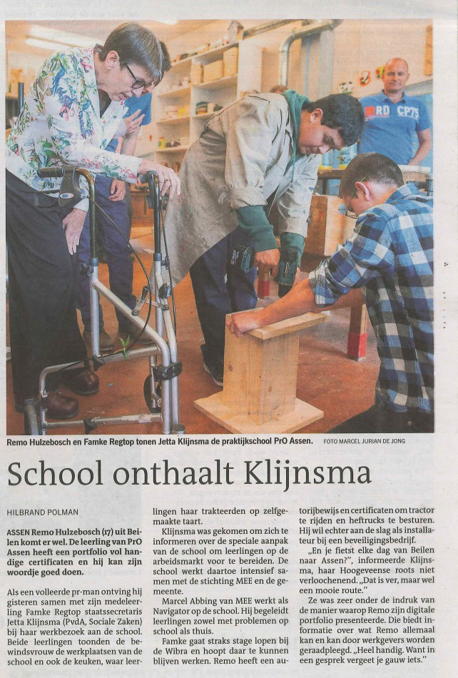 dagblad_bezoek_klijnsma