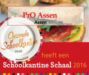 PrO Assen heeft de Schoolkantine Schaal 2016!