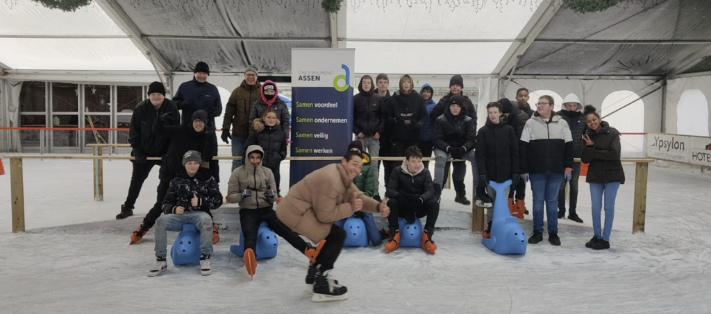 Schoolschaatsen –  Winters Assen
